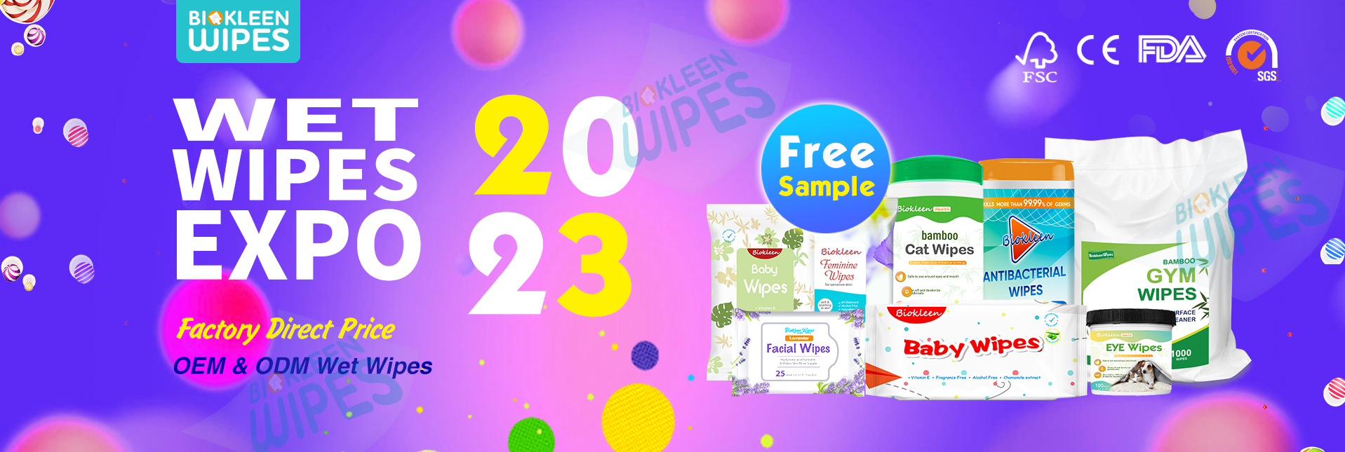 15th times for Biokleen Wipes attend Canton Fair | Biokleen Wipes